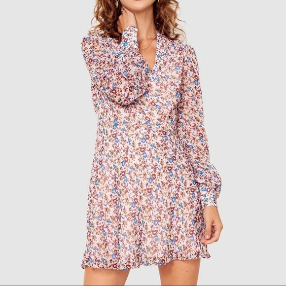 The East Order Sophie Mini Dress Peach Oasis Size XS NWT $169 MSRP - Picture 1 of 13